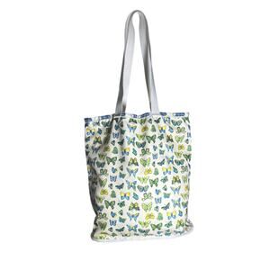 Vintage LeSportsac Butterfly Print Tote Bag Made in USA Nylon Y2K Retro rare